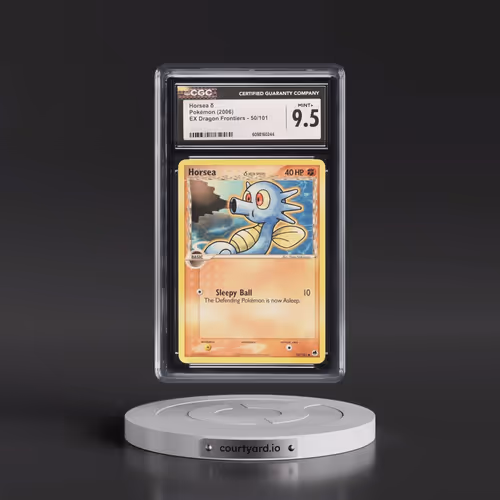 2006 EX Dragon Frontiers #50/101 Horsea δ (CGC 9.5 MINT+)