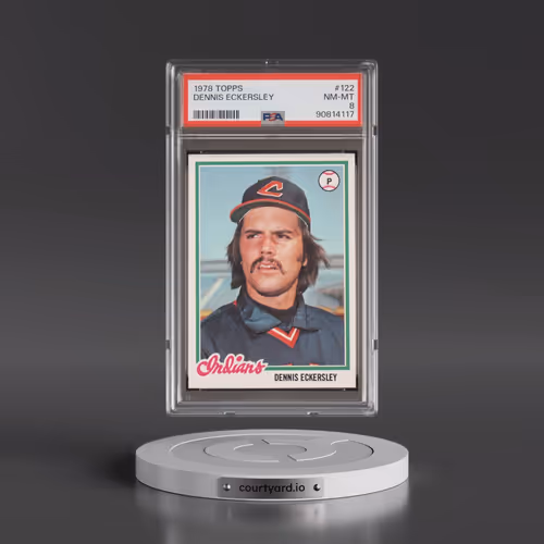 1978 Topps #122 Dennis Eckersley (PSA 8 NM-MT)