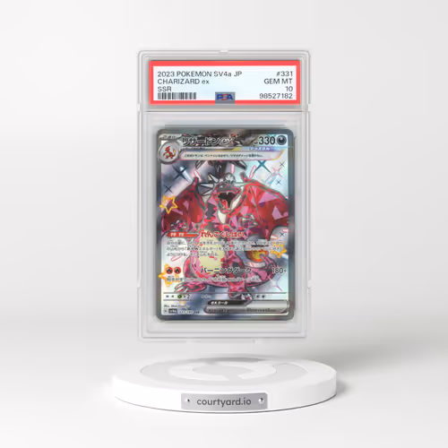 2023 Pokémon Sv4a-Shiny Treasure EX #331 Charizard EX - Holo Ssr (PSA 10 GEM MINT)