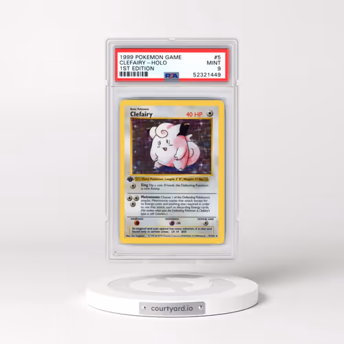 1999 Pokémon Game #5 Clefairy - 1st Edition Holo (PSA 9 MINT)
