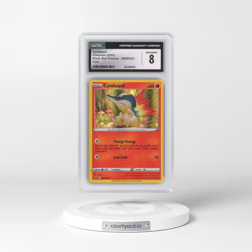 2017 Black Star Promos - Sword & Shield #SWSH221 Cyndaquil - Holo (CGC 8 NM-MT)