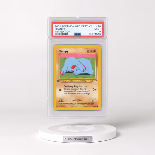 2002 Pokémon Neo Destiny #76 Phanpy - 1st Edition (PSA 9 MINT)