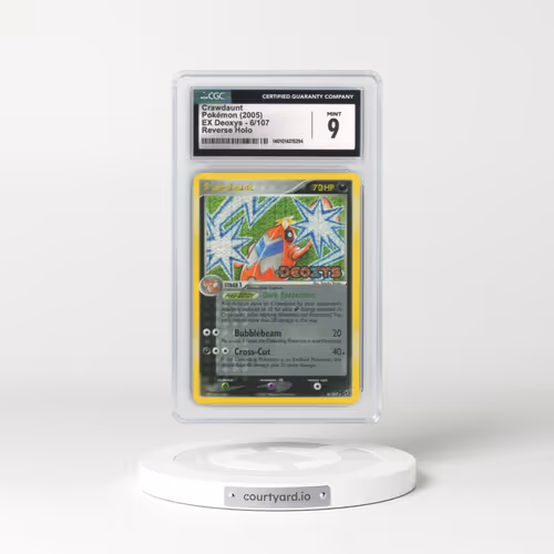 2005 EX Deoxys #6 Crawdaunt - Holo (CGC 9 MINT)