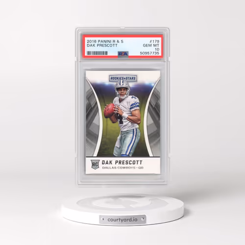 2016 Panini Rookies & Stars #179 Dak Prescott (PSA 10 GEM MINT)