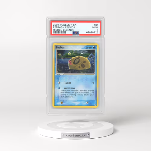 2004 Pokémon EX Hidden Legends #61 Feebas - Reverse Foil (PSA 9 MINT)