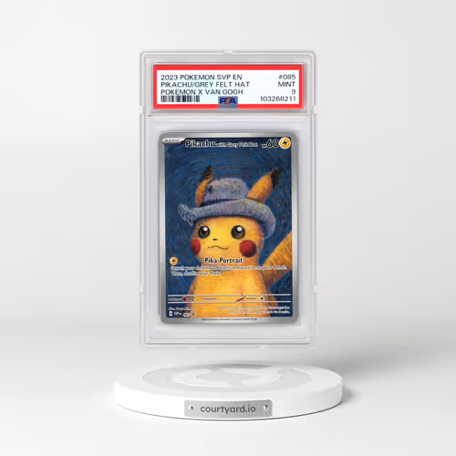 2023 Pokémon Svp EN-SV Black Star Promo #085 Pikachu With Grey Felt Hat - Pokemon X Van Gogh (PSA 9 MINT)