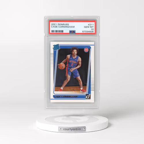 2021 Panini Donruss #211 Cade Cunningham (PSA 10 GEM MINT)