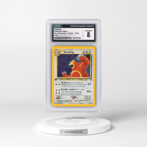 2001 Neo Discovery #15/75 Ursaring - 1st Edition Holo (CGC 8 NM-MT)