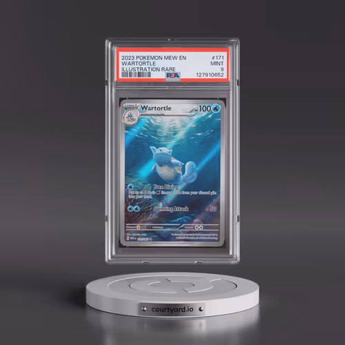 2023 Pokémon Mew EN-151 #171 Wartortle - Illustration Rare (PSA 9 MINT)