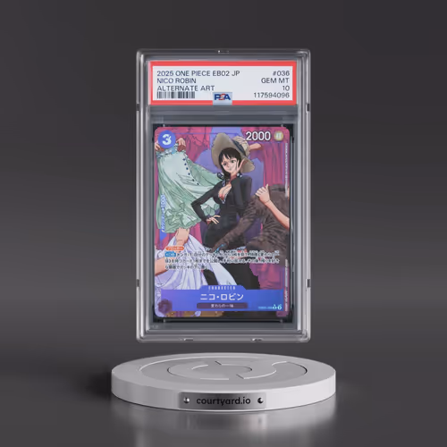 2025 One Piece Japanese EB02-Extra Booster -Anime 25th Collection #036 Nico Robin - Alternate Art (P