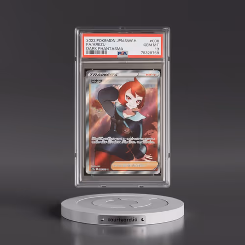 2022 Pokémon Sword & Shield Dark Phantasma #086 Arezu - Full Art (PSA 10 GEM MINT)