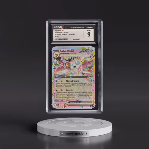 2024 Surging Sparks - SSP EN #086/191 Sylveon ex - Holo (CGC 9 MINT)