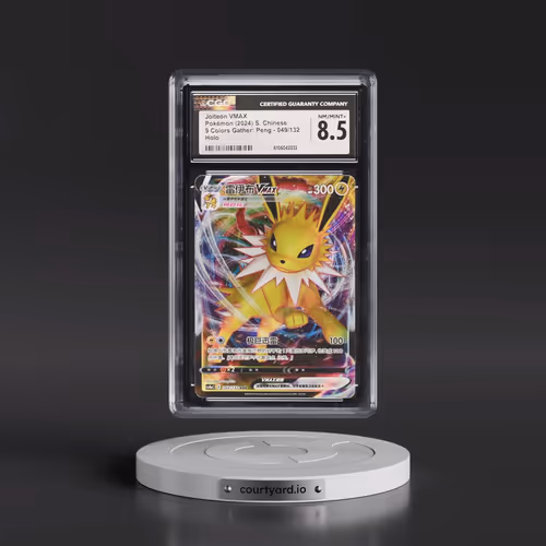 2004 9 Colors Gather: Peng - cs4a C - Simplified #049/132 Jolteon VMAX - Holo (CGC 8.5 NM-MT+)