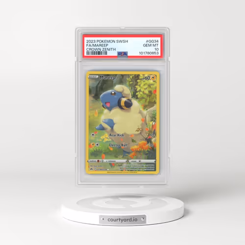 2023 Pokémon Sword and Shield Crown Zenith #GG34 Mareep - Full Art (PSA 10 GEM MINT)