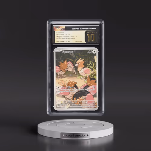 2025 Mega Evolution - MEG EN #151/132 Spearow - Illustration Rare Holo (CGC 10 PRISTINE)