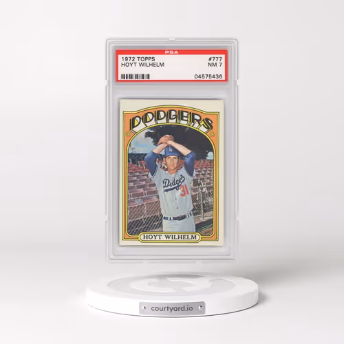 1972 Topps #777 Hoyt Wilhelm (PSA 7 NM)