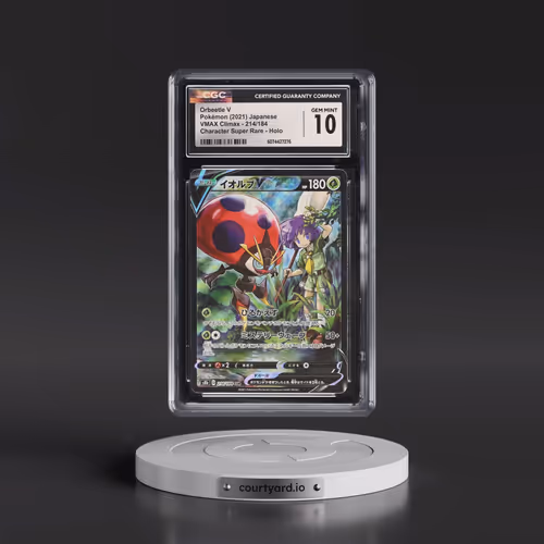 2021 VMAX Climax #214/184 Orbeetle V - Holo Character Super Rare (CGC 10 GEM MINT)