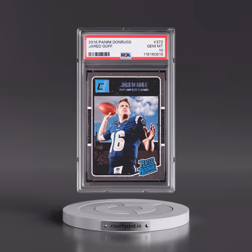 2016 Panini Donruss #372 Jared Goff (PSA 10 GEM MINT)