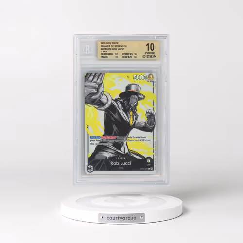 2023 One Piece Pillars of Strength #OP03076 Rob Lucci ALT ART L (BGS 10 PRISTINE)