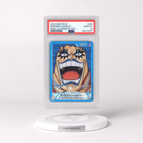 2023 One Piece OP02-Paramount War #049 Emporio Ivankov - Alternate Art (PSA 10 GEM MINT)