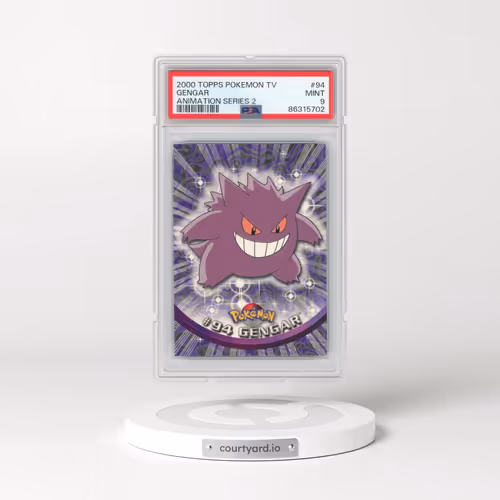 2000 Topps Pokémon TV Animation Series 2 #94 Gengar (PSA 9 MINT)
