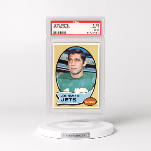 1970 Topps #150 Joe Namath (PSA 7 NM)