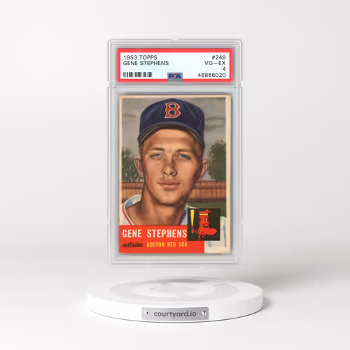 1953 Topps #248 Gene Stephens (PSA 4 VG-EX)