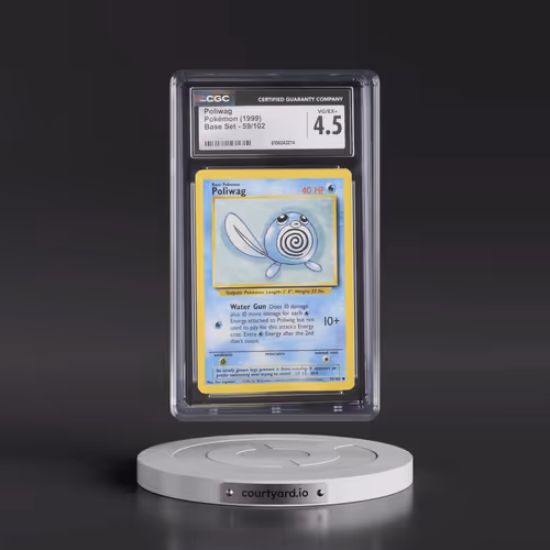 1999 Base Set #59/102 Poliwag (CGC 4.5 VG-EX+)