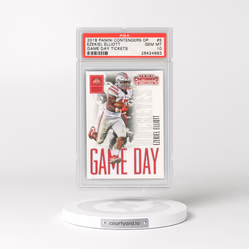 2016 Panini Contenders Draft Picks Game Day Tickets #5 Ezekiel Elliott (PSA 10 GEM MINT)