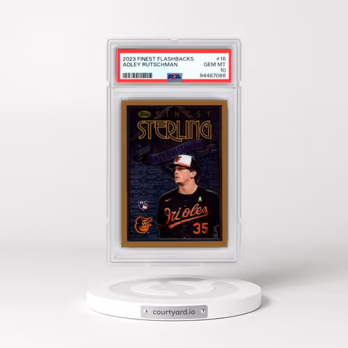 2023 Topps Finest Flashbacks #16 Adley Rutschman (PSA 10 GEM MINT)