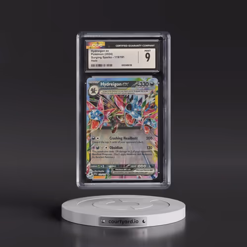 2024 Pokémon Ssp EN-Surging Sparks #119 Hydreigon EX - Holo (CGC 9 MINT)