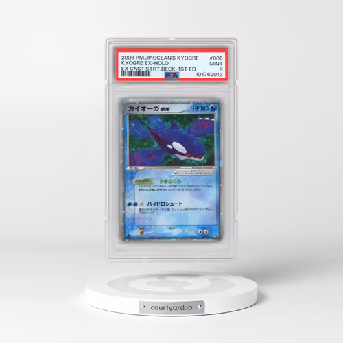 2006 Pokémon Ocean's Kyogre EX Constructed Starter Deck #006 Kyogre EX - 1st Edition Holo Holo (PSA 9 MINT)