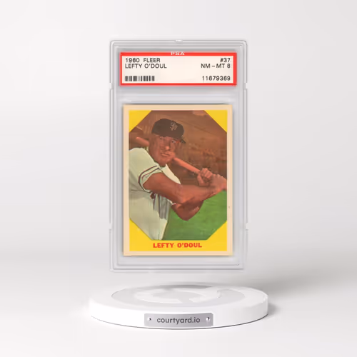 1960 Fleer #37 Lefty O'Doul (PSA 8 NM-MT)