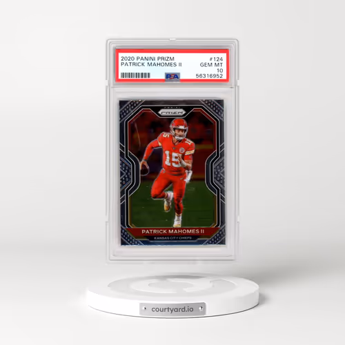 2020 Panini Prizm #124 Patrick Mahomes II (PSA 10 GEM MINT)