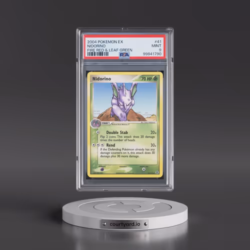 2004 Pokémon EX Fire Red & Leaf Green #41 Nidorino (PSA 9 MINT)