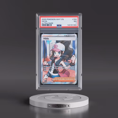 2025 Pokémon Wht EN-White Flare #164 Hilda - Ultra Rare (PSA 7 NM)