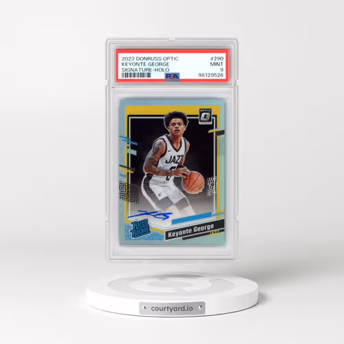 2023 Panini Donruss Optic #290 Keyonte George - Signature-Holo (PSA 9 MINT)
