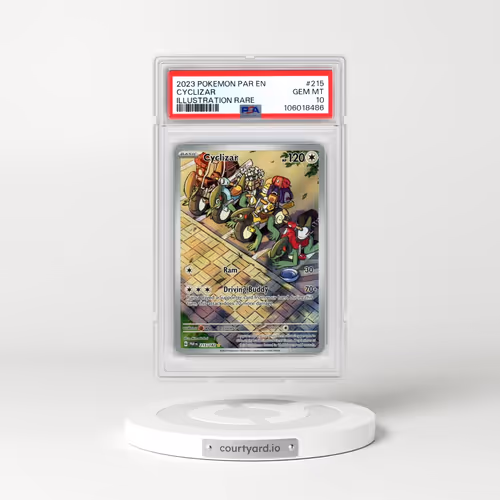 2023 Pokémon Par EN-Paradox Rift #215 Cyclizar - Illustration Rare (PSA 10 GEM MINT)