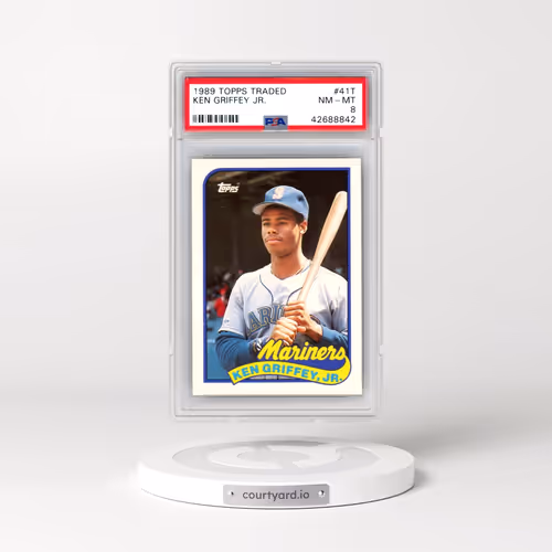 1989 Topps Traded #41T Ken Griffey Jr (PSA 8 NM-MT)