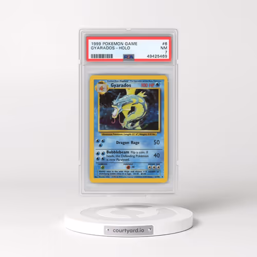 1999 Pokémon Game #6 Gyarados - Holo (PSA 7 NM)