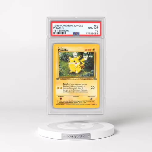 1999 Pokémon Jungle #60 Pikachu - 1st Edition (PSA 10 GEM MINT)