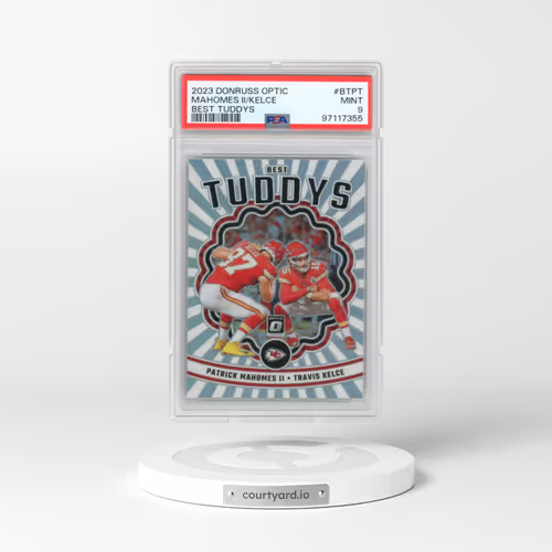 2023 Panini Donruss Optic Best Tuddys #BTPT Patrick Mahomes II/Travis Kelce (PSA 9 MINT)