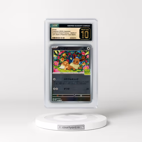 2024 Scarlet & Violet Promos #196/SV-P Eevee - Let's Start a Pokémon Card Battle (CGC 10 PRISTINE)