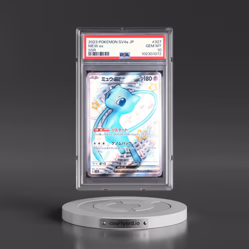 2023 Pokémon Sv4a-Shiny Treasure EX #327 Mew EX - Holo Ssr (PSA 10 GEM MINT)