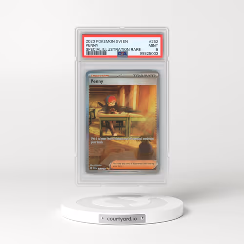 2023 Pokémon Svi EN-Scarlet & Violet #252 Penny - Special Illustration Rare (PSA 9 MINT)