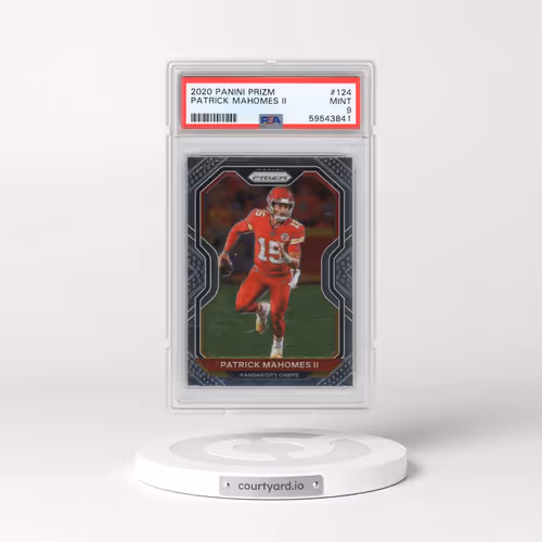 2020 Panini Prizm #124 Patrick Mahomes II (PSA 9 MINT)