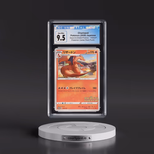 2019 Sword & Shield Promos #143/S-P Charizard - Pokémon Center Pack Purchase (CGC 10 GEM MINT)