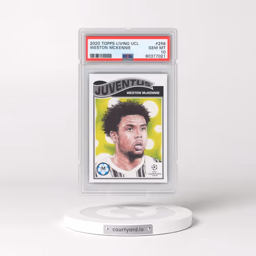 2020 Topps Living UEFA Champions League #258 Weston McKennie (PSA 10 GEM MINT)