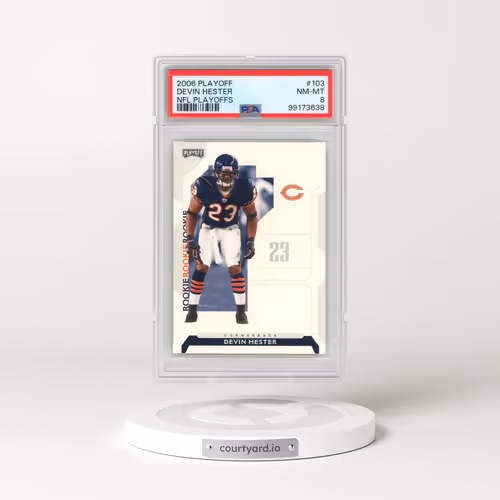 2006 Playoff NFL Playoffs #103 Devin Hester (PSA 8 NM-MT)