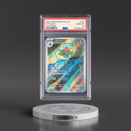 2023 Pokémon Sv2a-Pokemon 151 #167 Ivysaur - Art Rare (PSA 10 GEM MINT)
